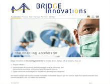 Tablet Screenshot of bridgeinnovations.com